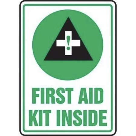 Accuform SAFETY SIGN FIRST AID KIT INSIDE 14 in MFSD538VS
